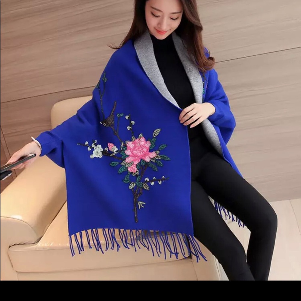 Royal blue sweater